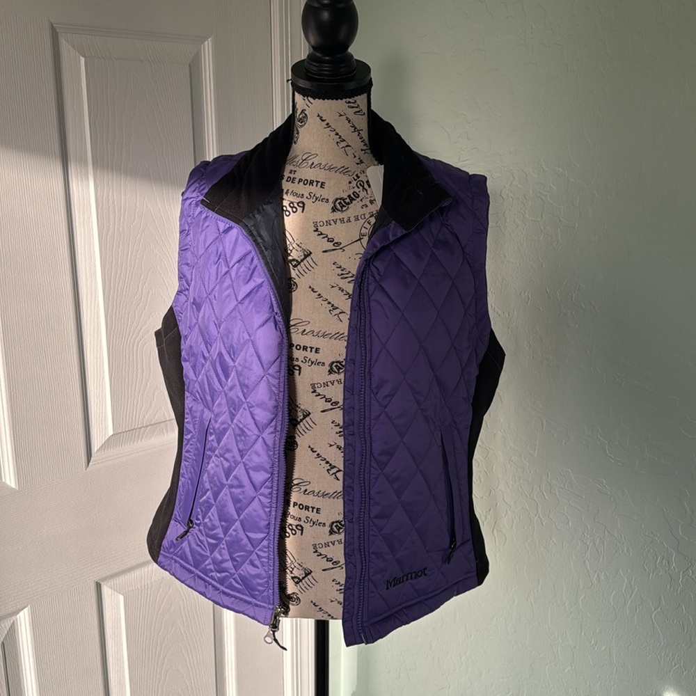Marmot Purple Quilted Vest NWT - Picture 3 of 6